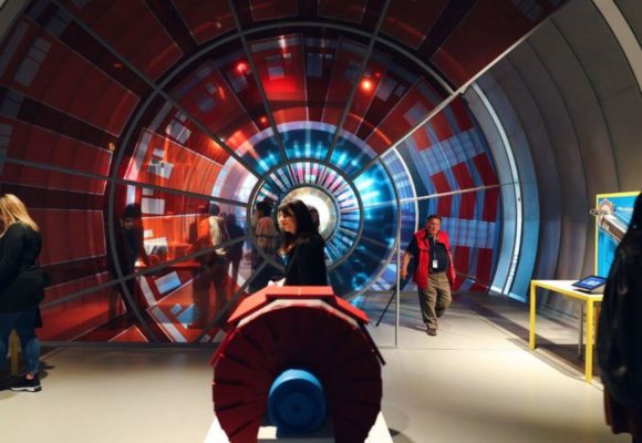 Salle d'exposition du Portail de la Science du CERN